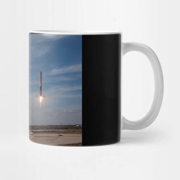 SpaceX Falcon Heavy Boosters Landing (8K resolution) by bobbooo